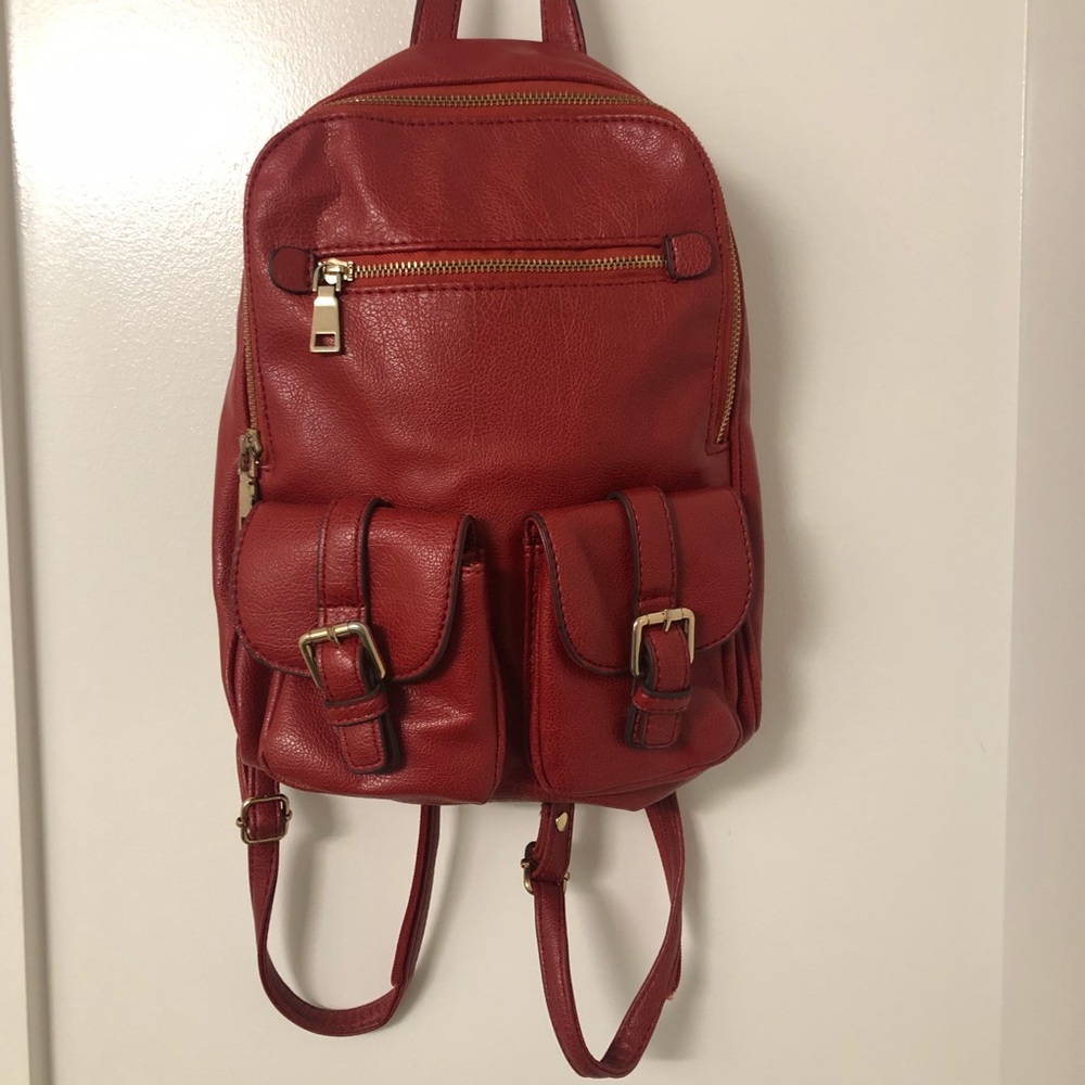 Red backpack/ purse